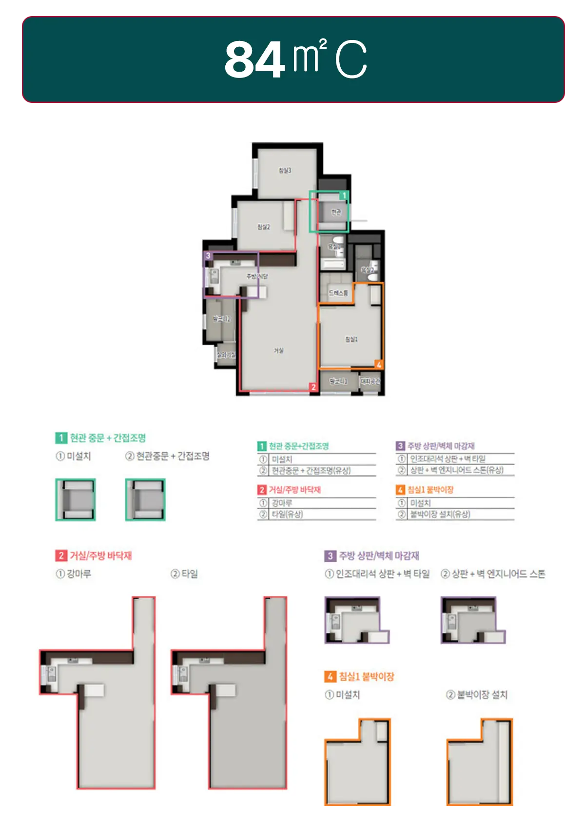 달성파크 푸르지오힐스테이트 84c타입